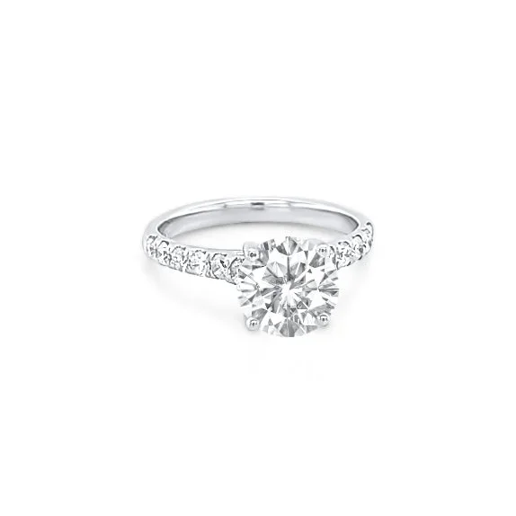 14K WHITE GOLD .50 CTW DIAMOND ENGAGEMENT RING SETTING