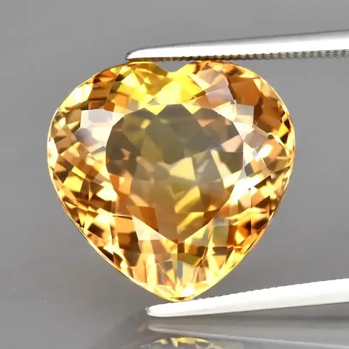 15.00 ct. Top Quality 100% Natural Topaz Orangey Brown Brazil