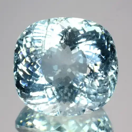 15.12 Cts Natural Green Aquamarine Oval Brazil Gem