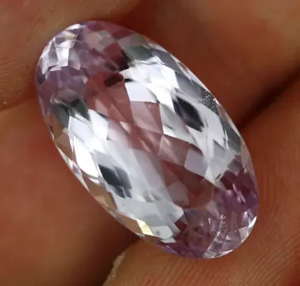 15.48 CTS CERTIFIED NATURAL PINK KUNZITE (SPODUMENE) [SPK8]