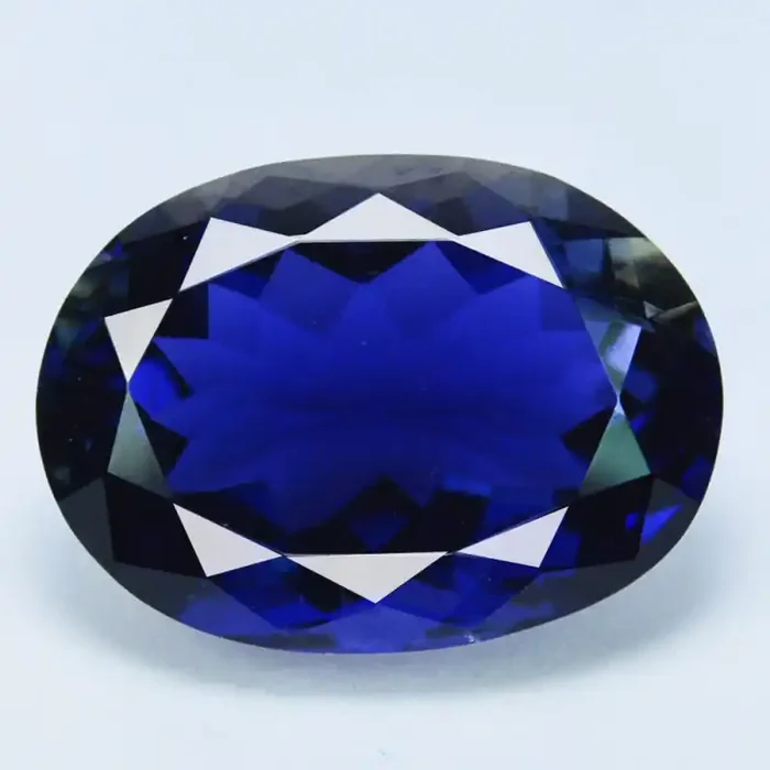 15.48Ct Natural FIne Blue Iolite Tanzania Oval