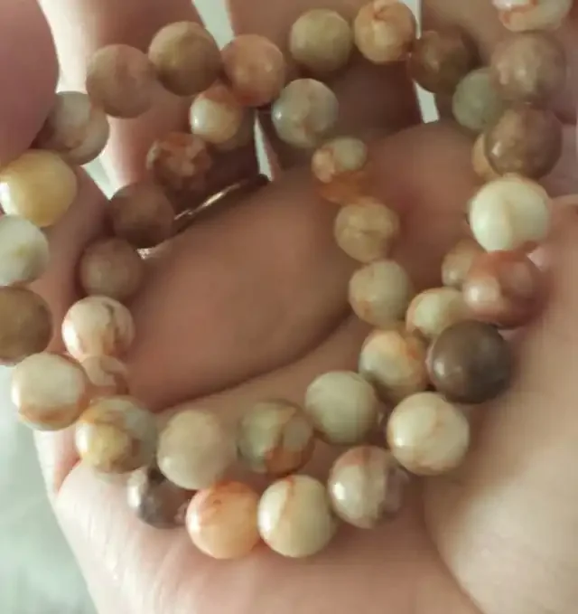 15 INCH LENGTH JASPER BEAD STRAND