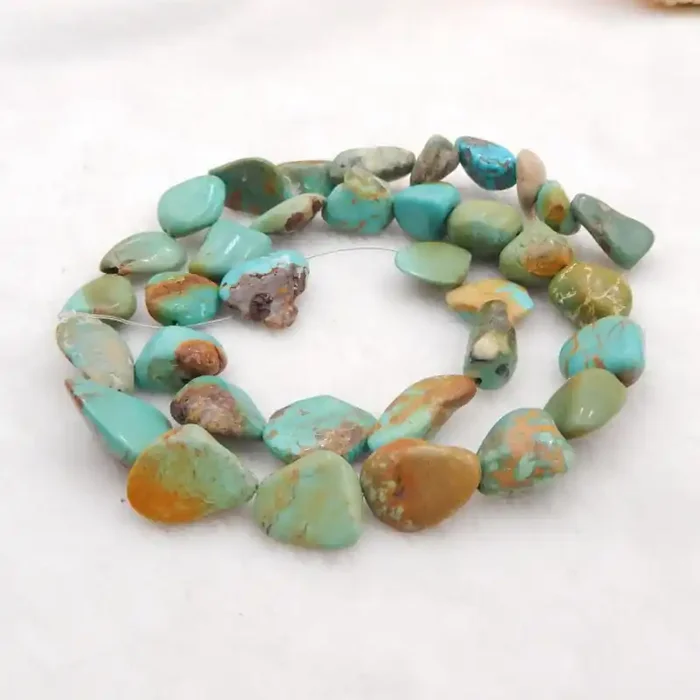 150cts Turquoise Necklace ,Nugget Turquoise Necklace ,Turquoise Beads ,Luck