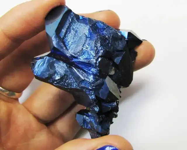 162 CTS STUNNING TITANIUM TREATED CRYSTAL MYGM 1814
