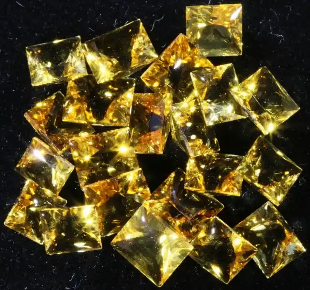 17.10 Cts IdaOberstein cut Golden Citrine Gemstones GOGO 1363