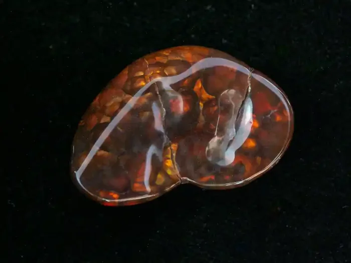 17.5ct Polished Mexican Fire Agate (MA81)