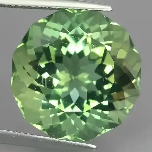 18.60Cts Stunning Round Cut Green Amethyst Natural Brazil