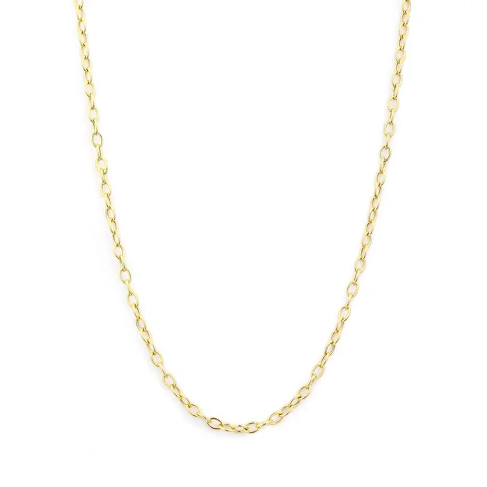 18K Yellow Gold Small Link Chain