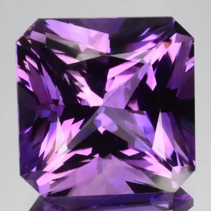 19.52Ct Natural Purple Amethyst Fancy Square Brazil