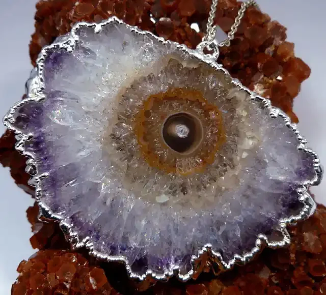 193 CTS STALACITIE AMETHYST PENDANT MGMG 118