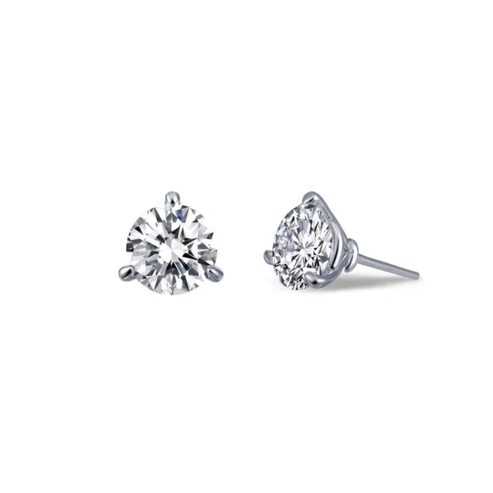 2.0 CTW Solitaire Stud Earrings