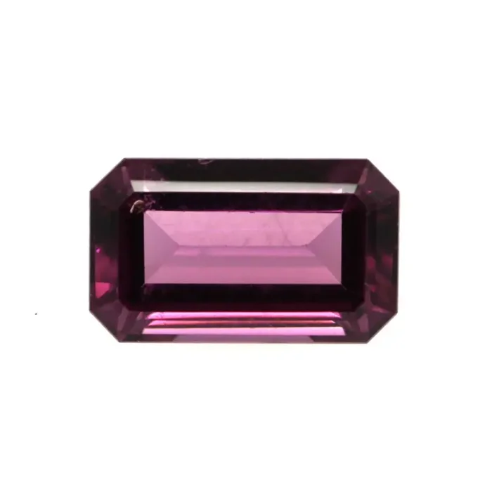 2.08cts Natural Rhodolite Garnet Emerald Cut