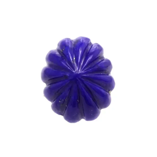 2.09cts Natural Lapis Lazuli Fluted Oval Cabochon