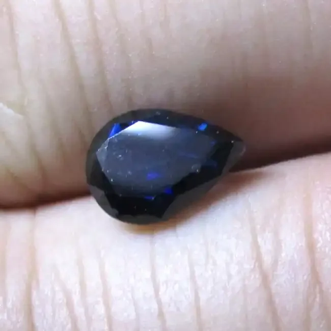 2.10cts Natural Australian Blue Sapphire Pear Shape