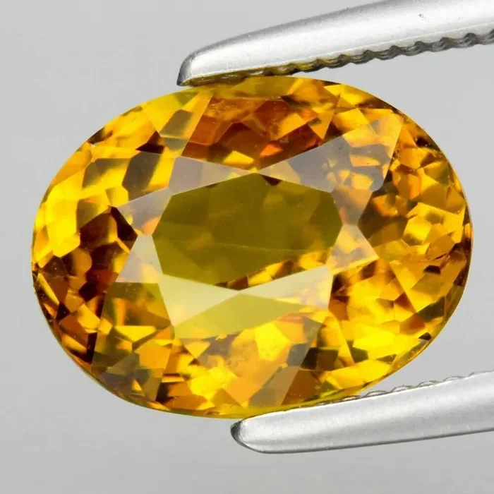 2.16 ct Natural Greenish Yellow Grossular Garnet Mali