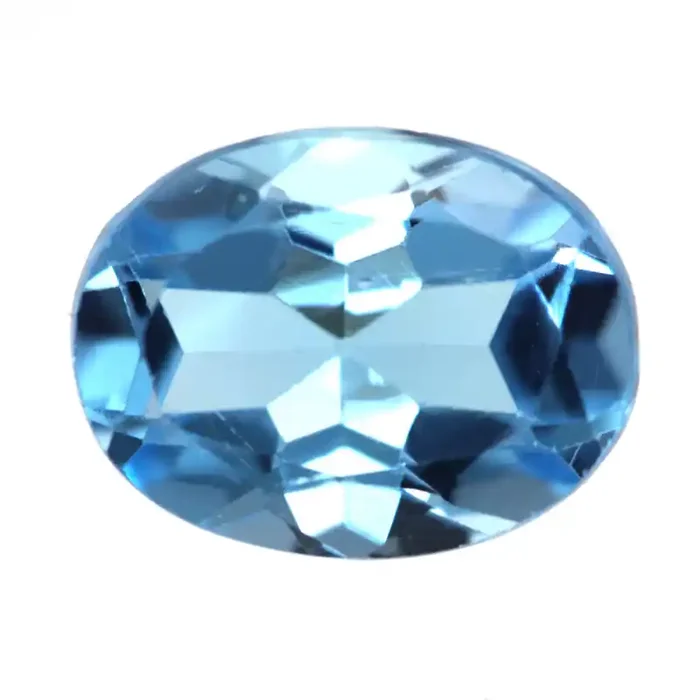 2.16cts Natural Swiss Blue Topaz Oval Cut