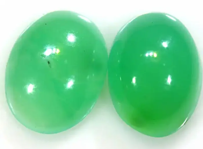 2.3 CTS CHRYSOPRASE PAIR LG-175