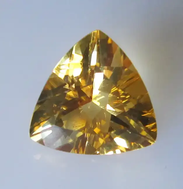 2.37cts Light Golden Yellow Citrine Trillion Shape