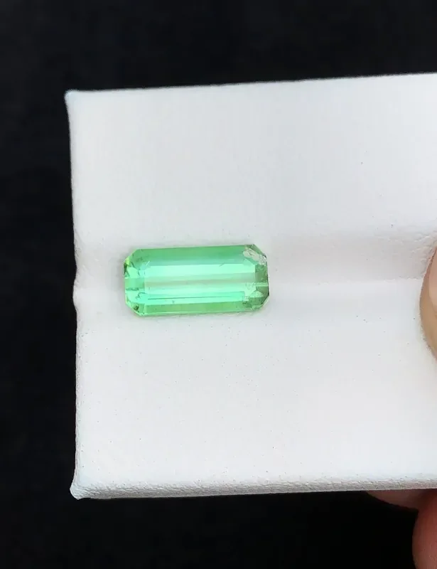 2.45 Ct Natural Greenish Transparent Tourmaline Gemstones