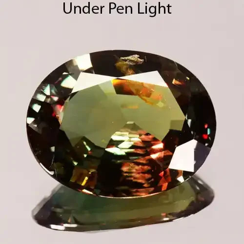 2.45 Cts Natural Color Change Alexandrite Oval Gem