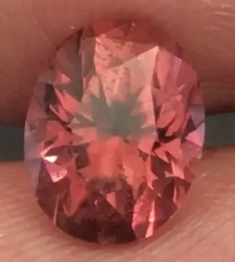 2.51ct Custom Cut Orangey Red Tourmaline – H687