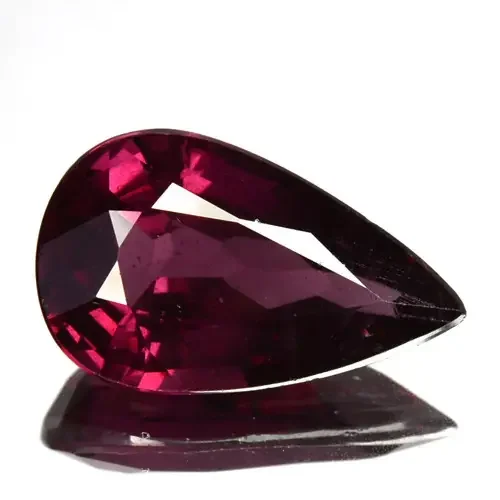 2.81 Cts Natural Purple Pink Garnet Pear Cut Mozambique
