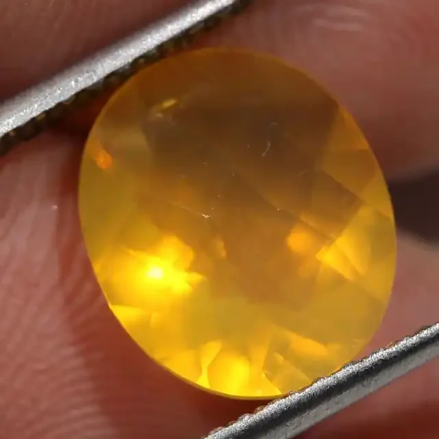 2.91 CTS FIRE ORANGE MEXICAN FIRE OPAL [ST8449]
