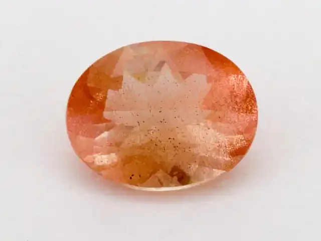 2.9ct Peach Oval Sunstone (S890)