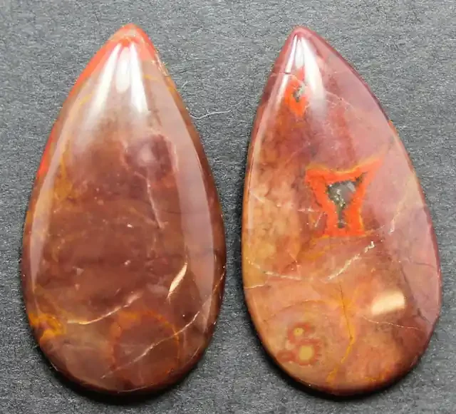 20.60 CTS NOREENA JASPER PAIR PERFECT FOR EARRINGS