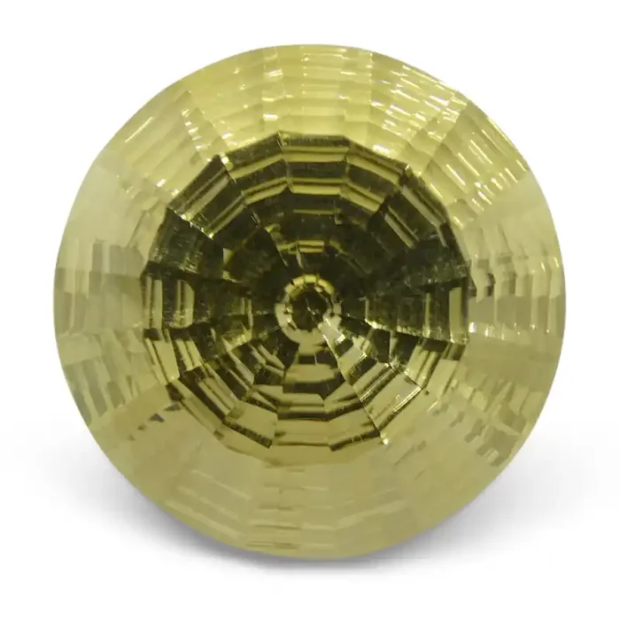 20.62 ct Round Lemon Citrine Fantasy Cut