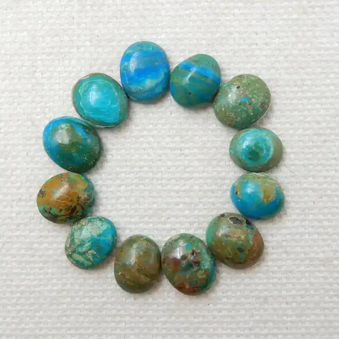 20cts Blue Opal Cabochons ,Handmade Gemstone ,Lucky Stone F76