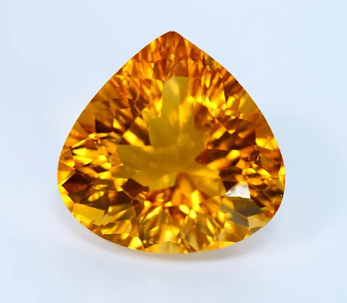 21.33 ct. Vivid Fine Color Quality Natural Yellow Citrine -ALGT Certificate