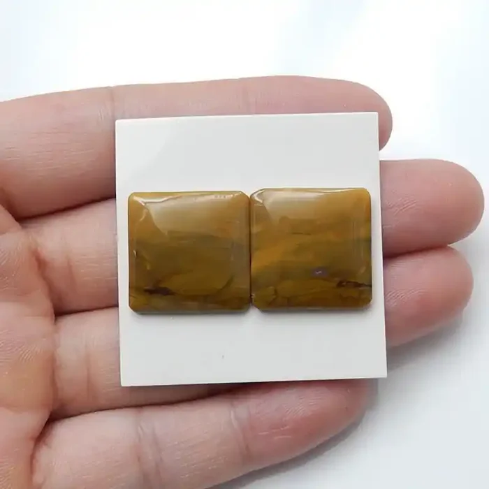 21.5cts Wholesale natural mookaite jasper gemstone cabochon beads (A599)