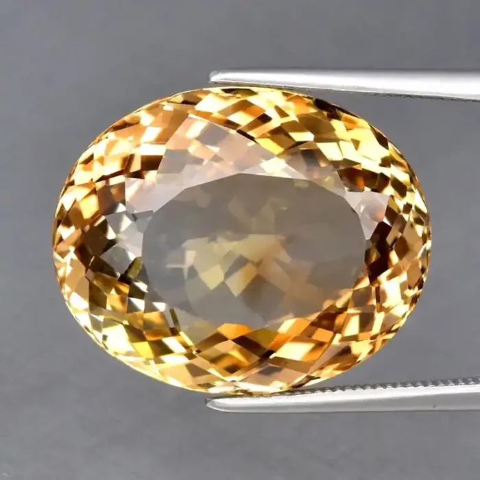22.04 ct. Top Quality 100% Natural Earth Mined Topaz Champagne Brazil