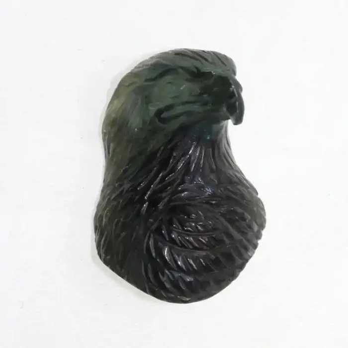 22.06cts Natural Australian Blue Parti Sapphire Eagle‘s Head Carving