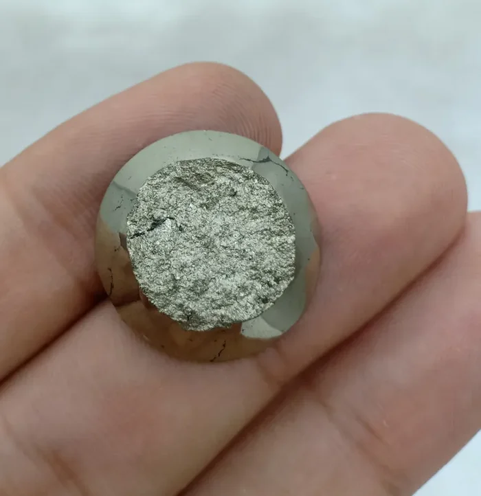 22x22mm Natural Pyrite Druzy Loose Gemstone VAF45