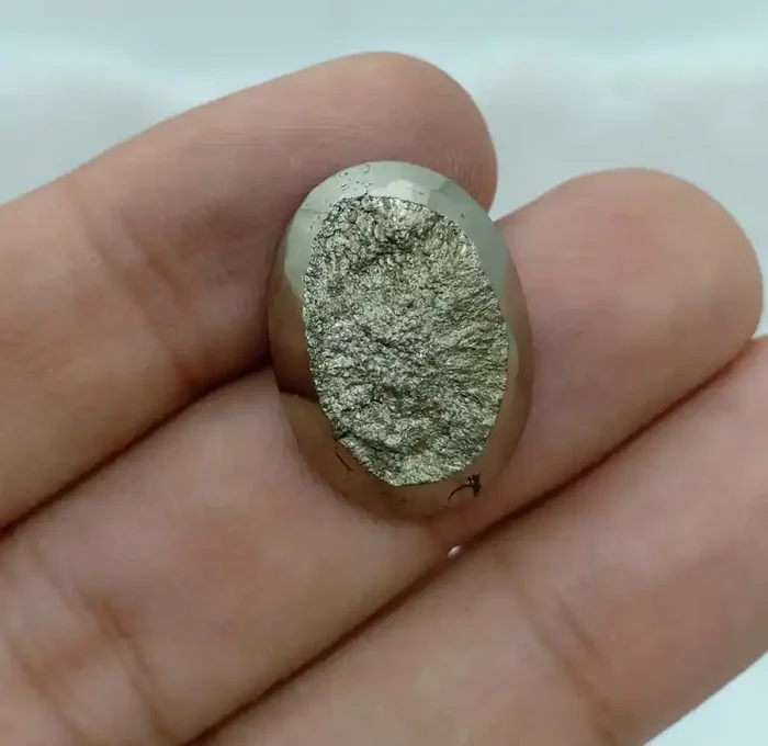 23x16mm Natural Pyrite Druzy Loose Gemstone VAF41