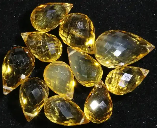 24.40 Cts Oberstein cut Golden Citrine Gemstones GOGO 1422