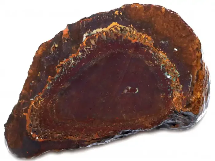240.00 CTS YOWAH OPAL NUT SLICES-IRONSTONE AND OPAL [MGW8033]