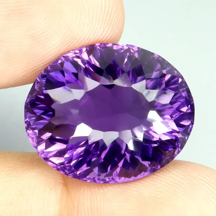 25.69 Ct. Top Quality Natural Rich Purple Amethyst Uruguay Unheated