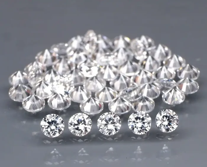 25Pcs/ 1.98 Ct. VVS Round 2.5 mm Natural White Sapphire Full Fire Sri Lanka
