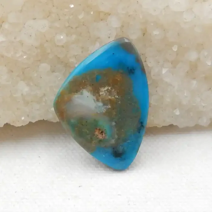 26cts Blue Opal Bead, October Birthstone, Blue Opal Pendant Bead G684