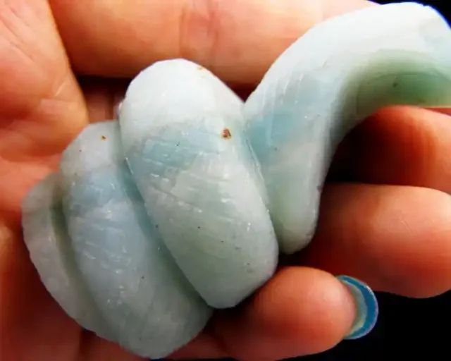 270 Cts Cobra carved in Amazonite GG 1323