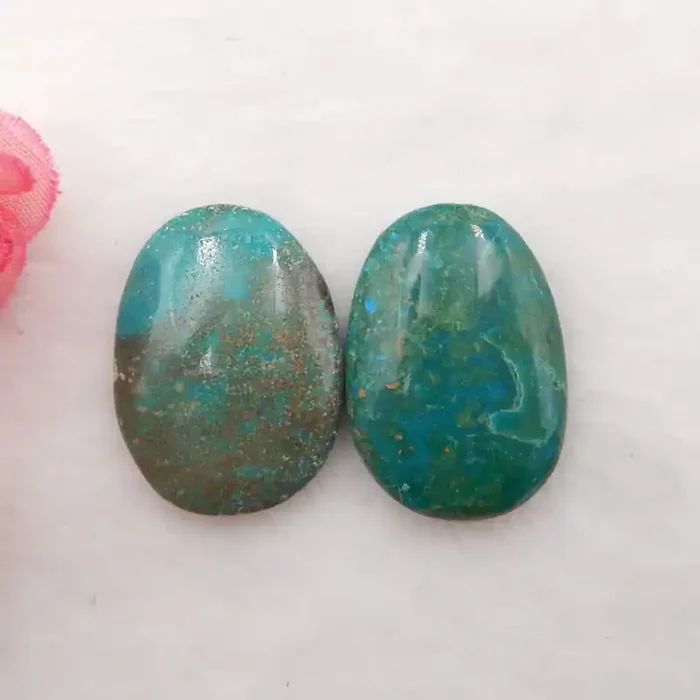 28.5cts Natural Blue Opal Cabochons, October Birthstone, Blue Opal H226