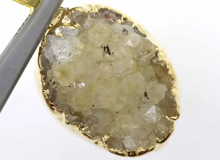 29.65 CTS CITRINE CRYSTAL GOLD PLATED PENDANT SG-3127