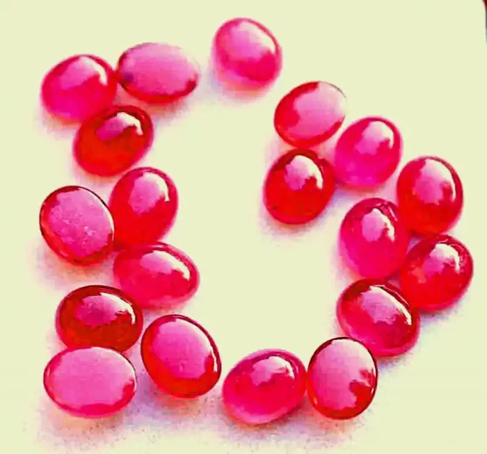 29.8 Tcw. Ruby Composite Cabochons (7.5mm x 6.0) – Gorgeous