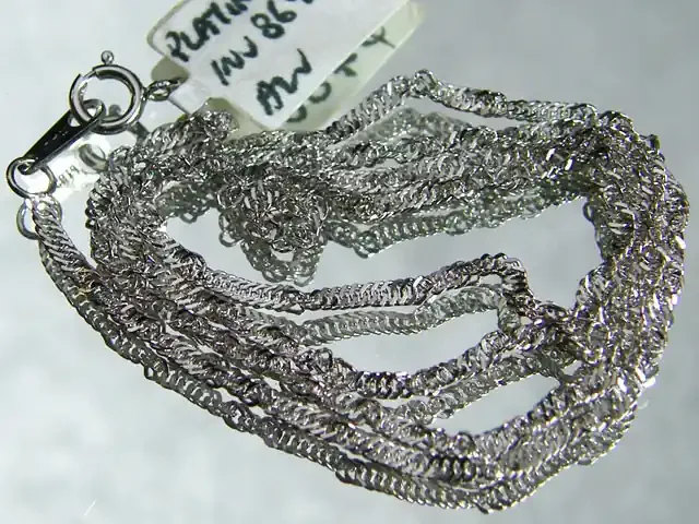3.1 grams 40 CM LONG PLATINUM CHAIN LGN 830