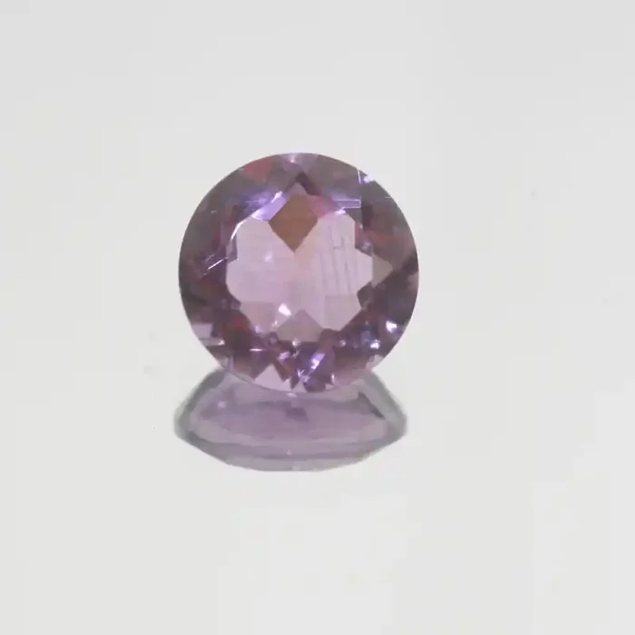 3.15 Ct Amethyst Faceted Round 10mm.-(SKU 400)