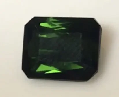 3.1ct Emerald Cut Dark Green Tourmaline – A420 H656