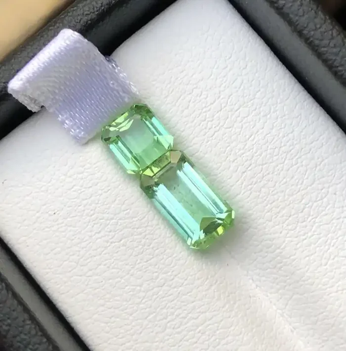 3.60 Ct Natural Green Transparent Tourmaline Gemstones Parcels